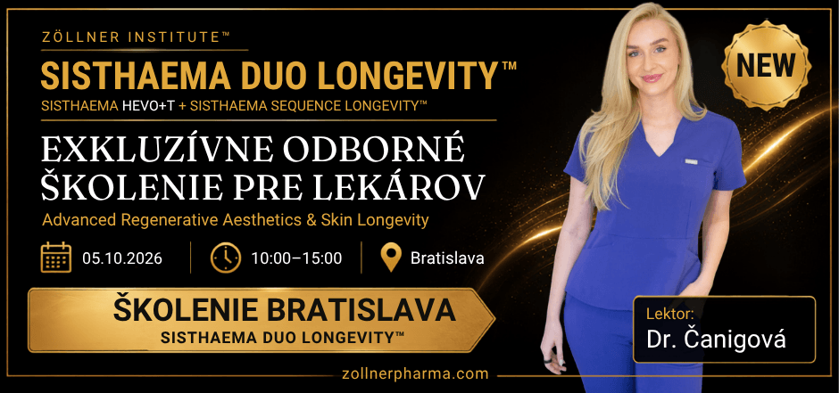 Školenie estetickej medicíny Sisthaema Duo Longevity Bratislava 5. októbra 2026